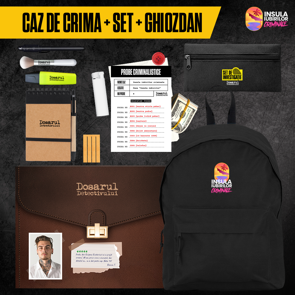 Materiale din cazul Insula Iubirilor Criminale